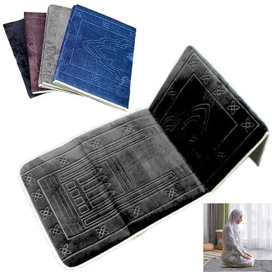 Portable Foldable Prayer Mat with Backrest