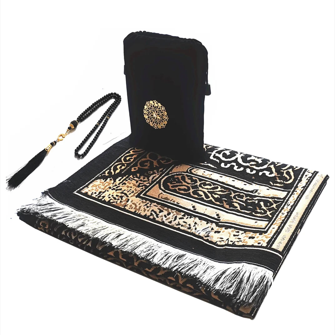 Turkish Chenille Muslim Prayer Rug