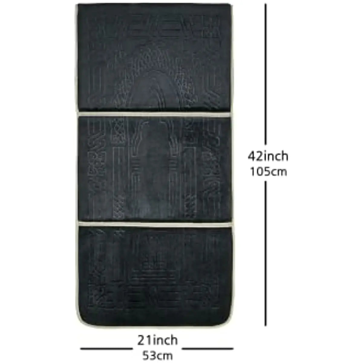 Foldable Muslim Prayer Mat with Backrest