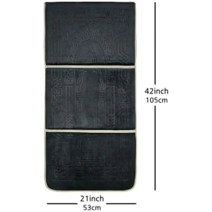 Foldable Muslim Prayer Mat with Backrest
