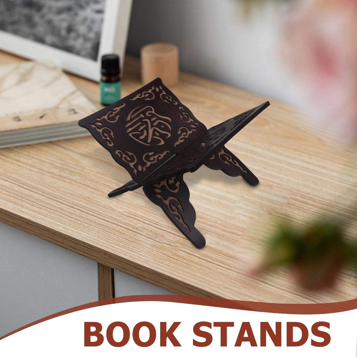 Foldable Wooden Quran Holder