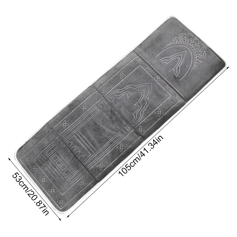 Portable Foldable Prayer Mat with Backrest