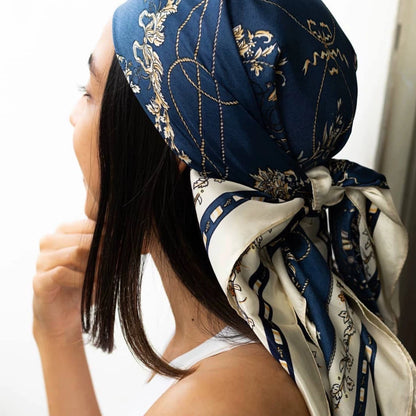 Luxury Satin Silk Scarf