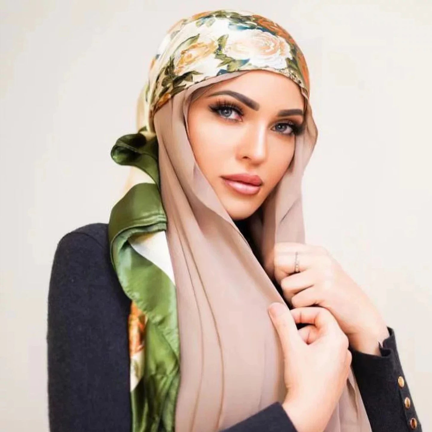 Luxury Satin Silk Scarf