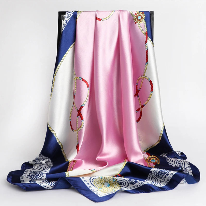 Luxury Satin Silk Scarf