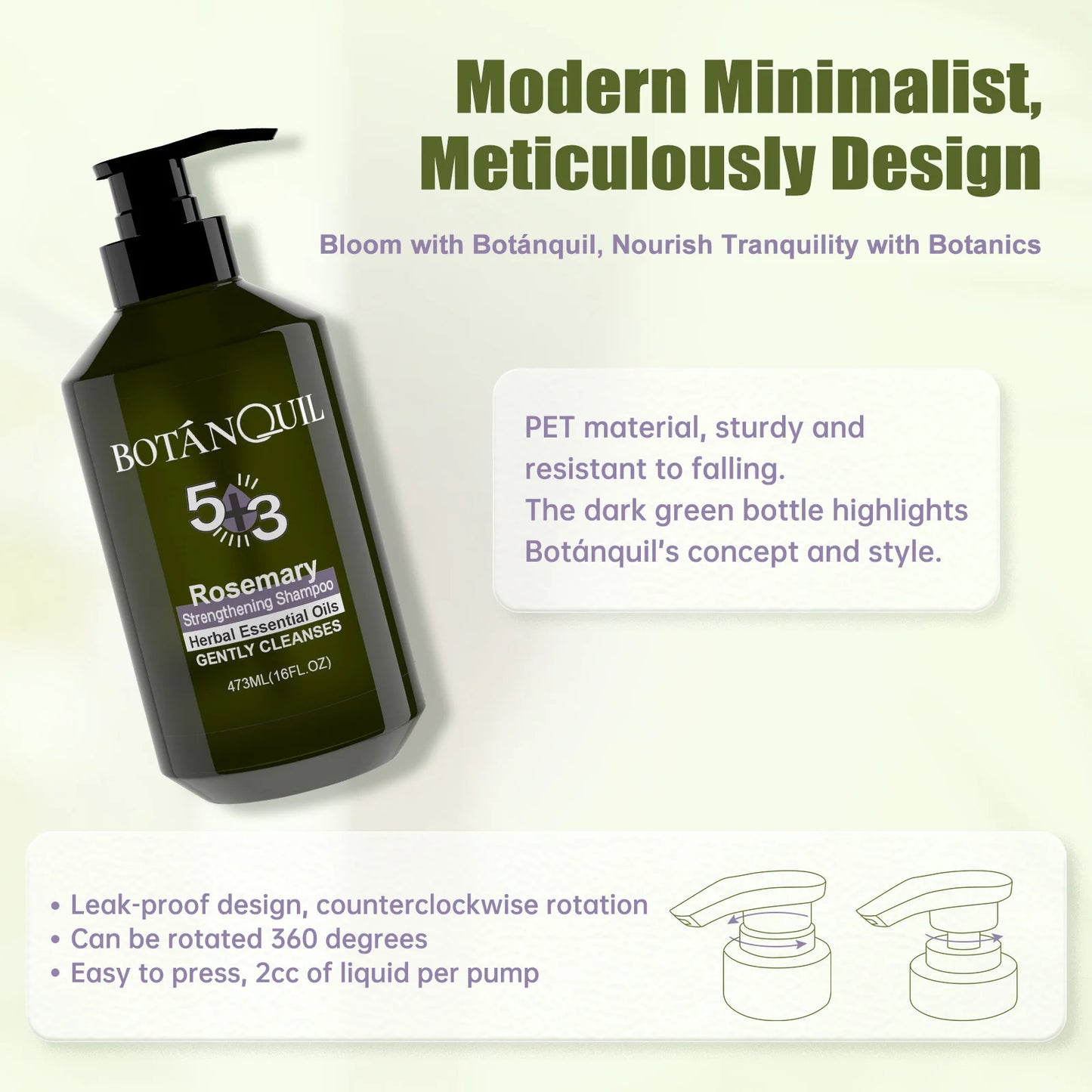BOTÁNQUIL Rosemary Shampoo