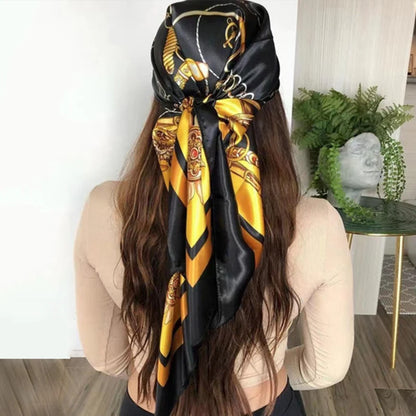 Luxury Satin Silk Scarf