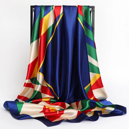 Luxury Satin Silk Scarf
