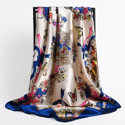 Luxury Satin Silk Scarf