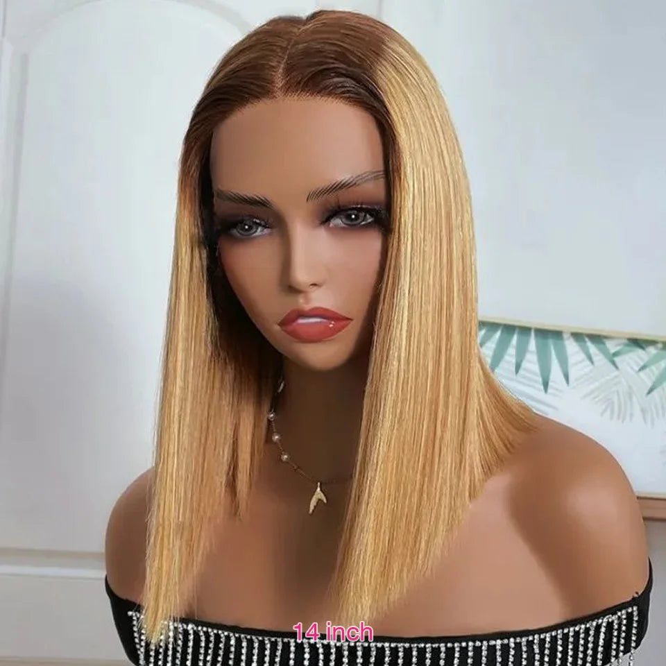 Short Brown Bob Wig