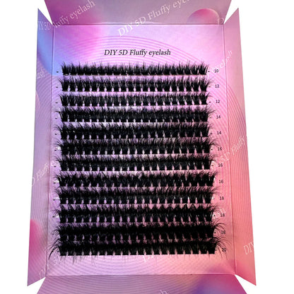 DIY 5D Fluffy Lashes
