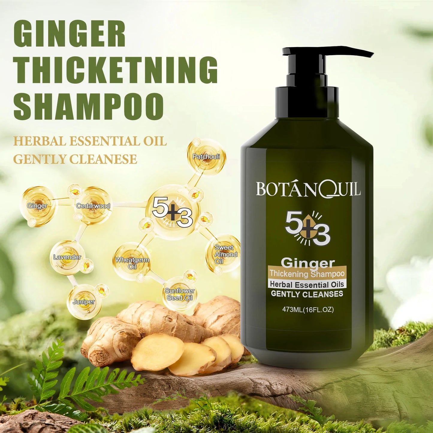 BOTÁNQUIL Ginger Hair Shampoo