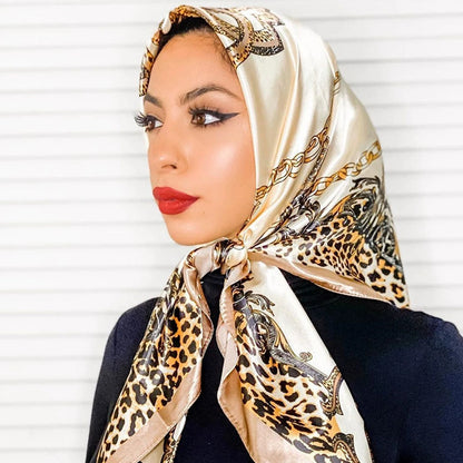 Luxury Satin Silk Scarf