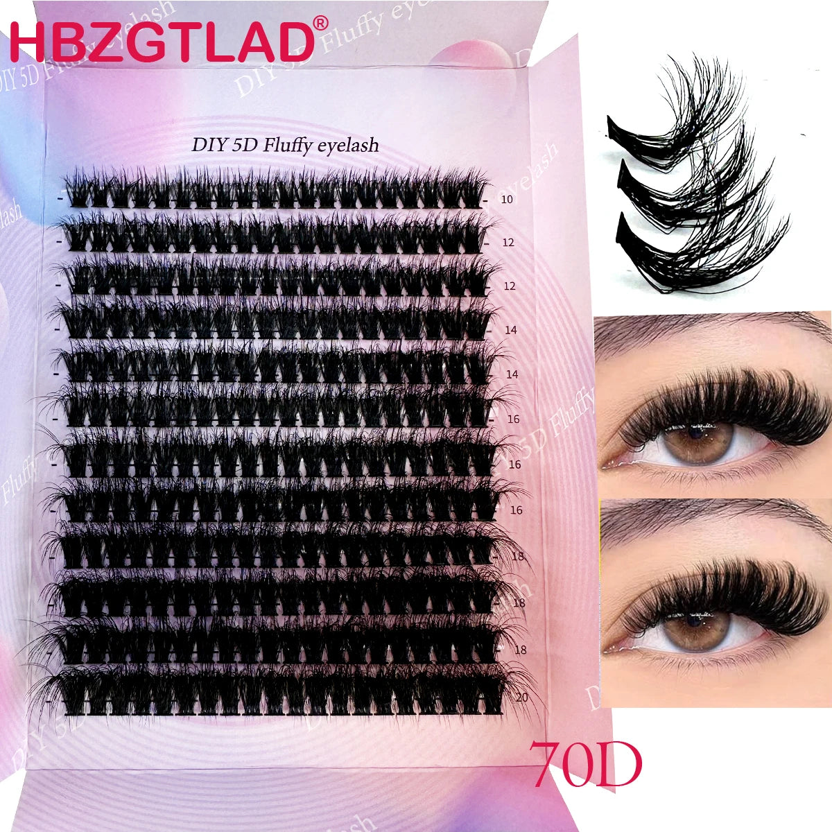 DIY 5D Fluffy Lashes