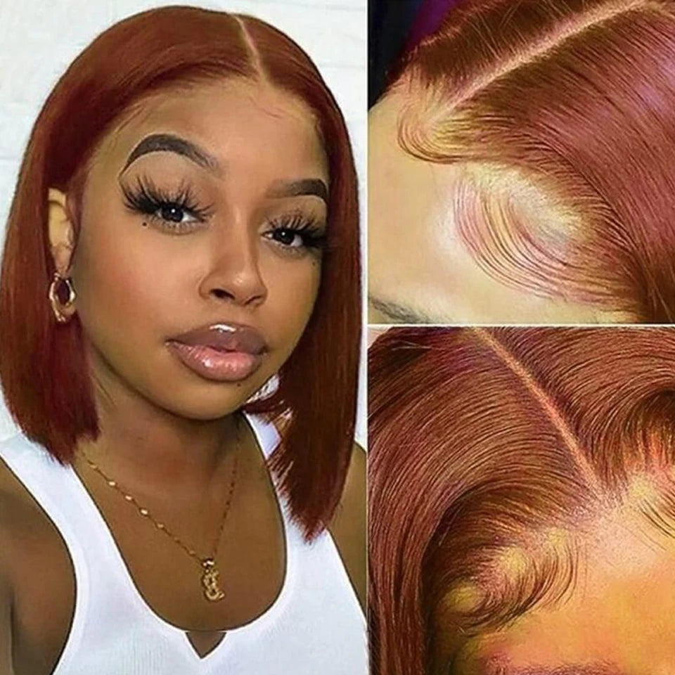 Short Brown Bob Wig