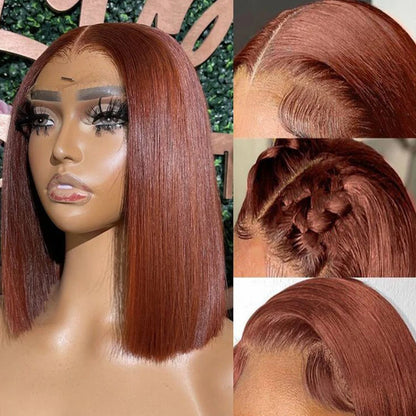 Short Brown Bob Wig
