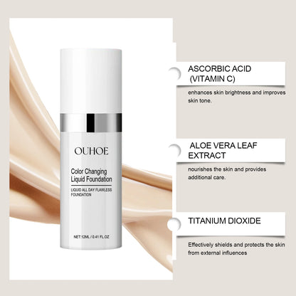 Color Changing Liquid Foundation