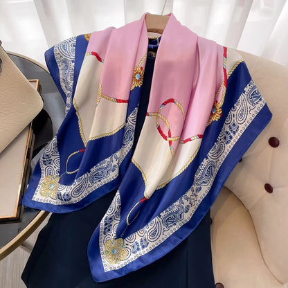Luxury Satin Silk Scarf