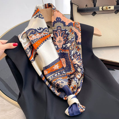 Luxury Satin Silk Scarf