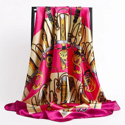 Luxury Satin Silk Scarf