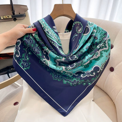 Luxury Satin Silk Scarf