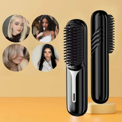 Mini Wireless Hair Straightener