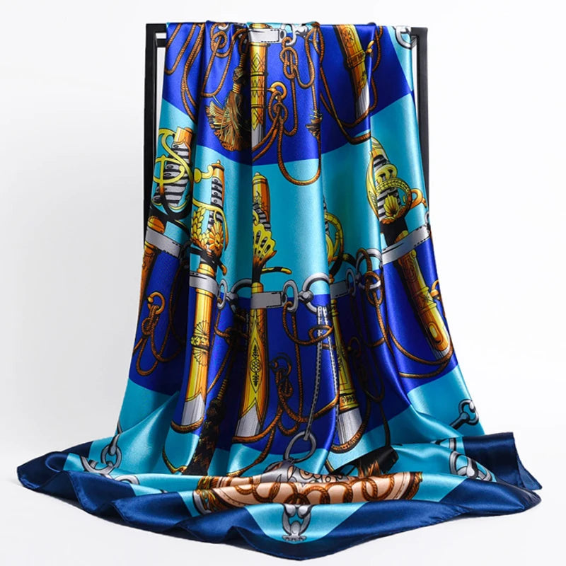 Luxury Satin Silk Scarf
