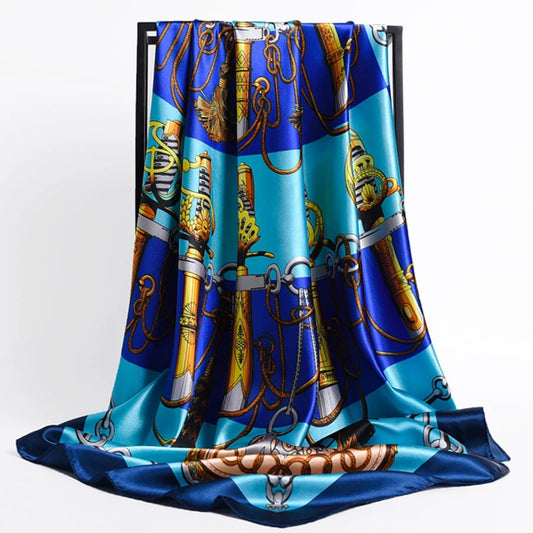 Luxury Satin Silk Scarf