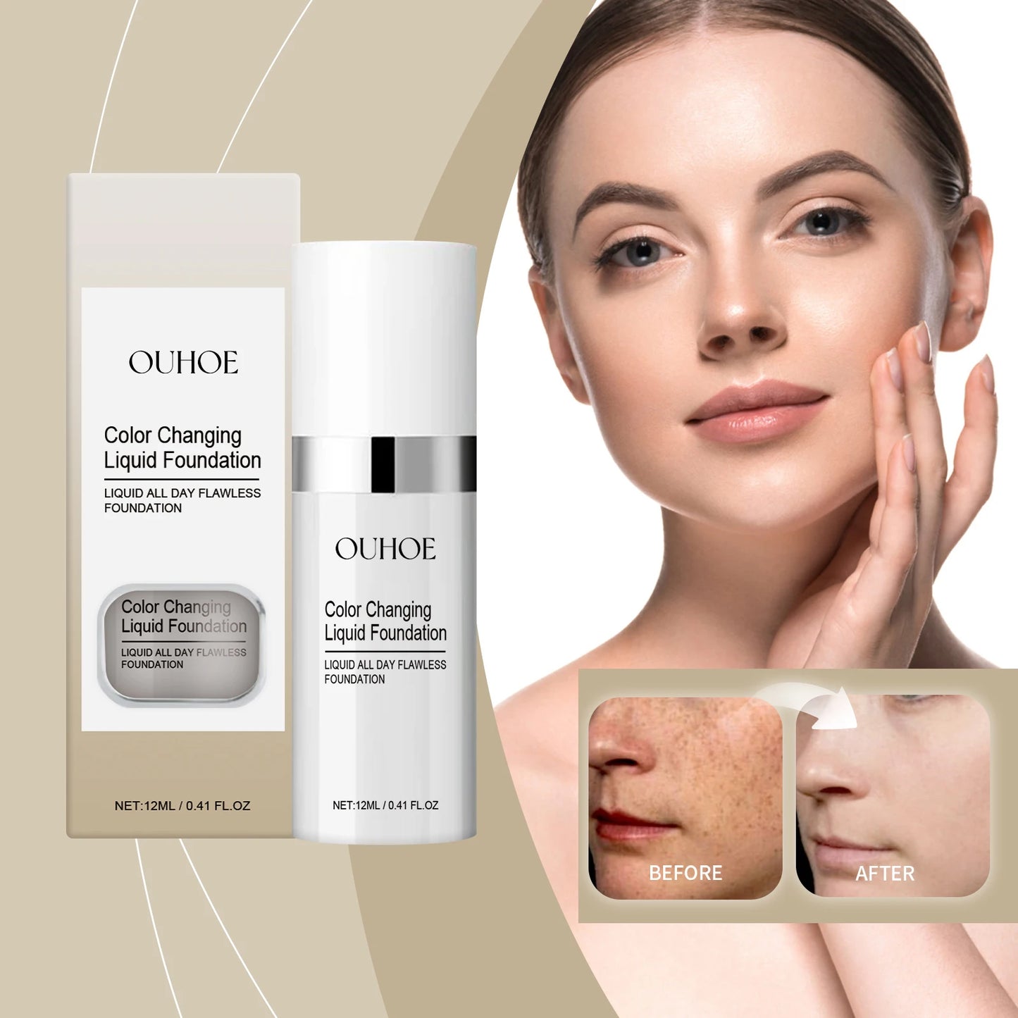 Color Changing Liquid Foundation