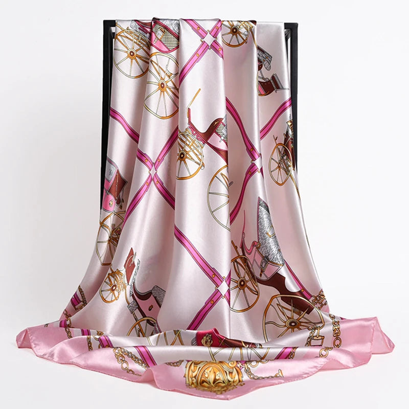 Luxury Satin Silk Scarf