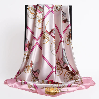 Luxury Satin Silk Scarf