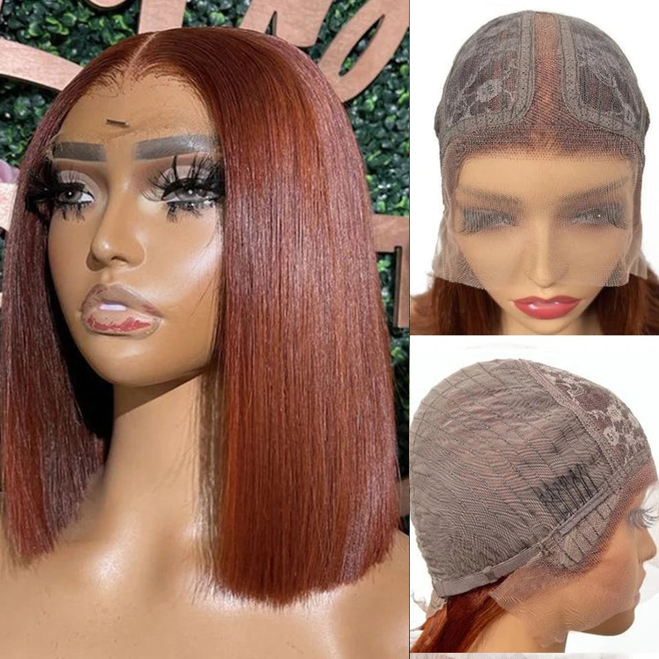 Short Brown Bob Wig