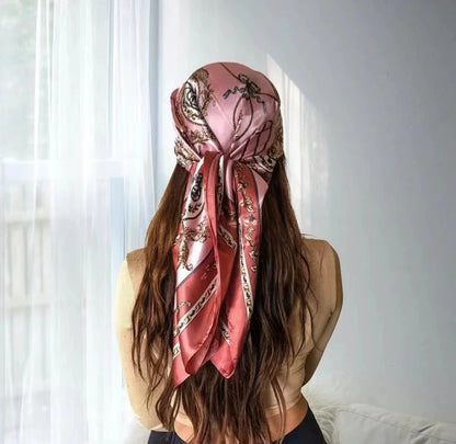 Luxury Satin Silk Scarf