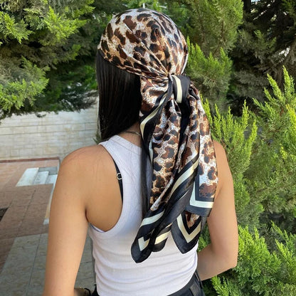 Luxury Satin Silk Scarf