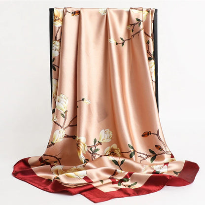 Luxury Satin Silk Scarf