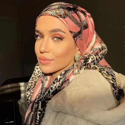 Luxury Satin Silk Scarf