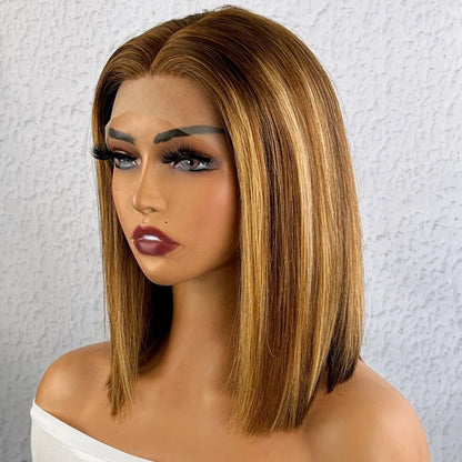 Short Brown Bob Wig