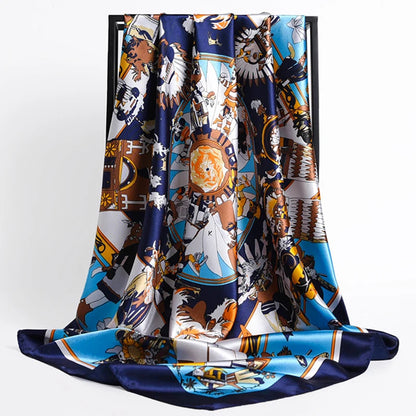 Luxury Satin Silk Scarf