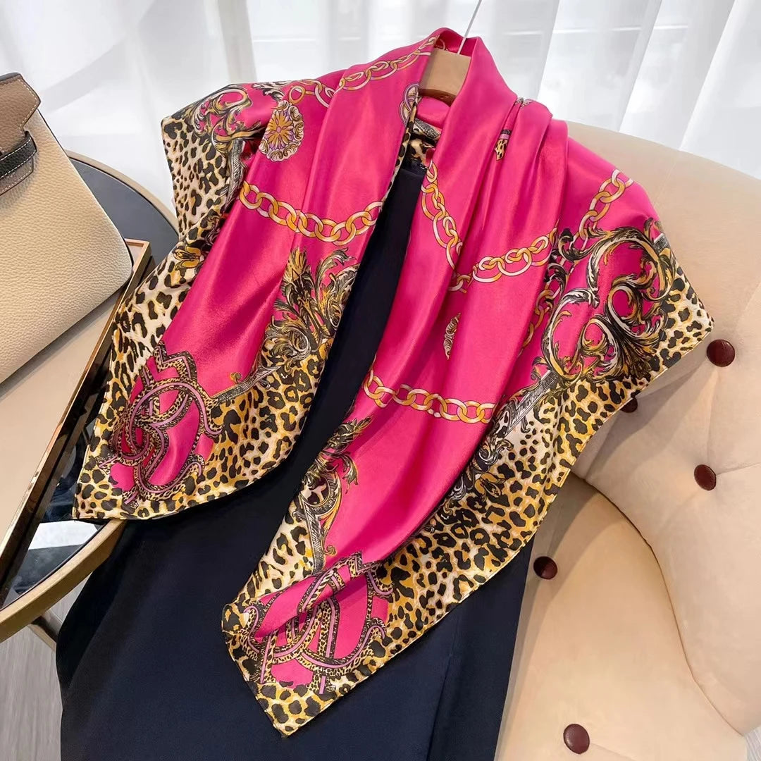 Luxury Satin Silk Scarf